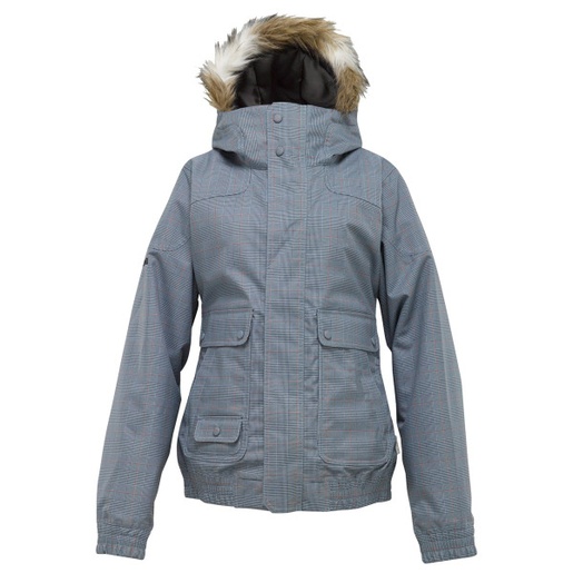 Tabloid Jacket Women blue pearl prince of wale L